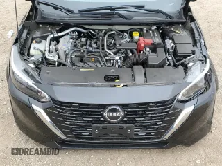 2025 Nissan Sentra SV with VIN 3N1AB8CV4SY230138, listed as a Copart auction lot 47992355 with 1,878 mi miles and Salvage Title. Bid and sale history available at carsss.com. Image 12.