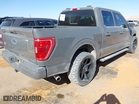 2021 Ford F-150 XL with VIN 1FTEW1CP9MFD08922, listed as a IAAI auction lot 41829619 with 69,286 mi miles. Bid and sale history available at carsss.com. Image 4.
