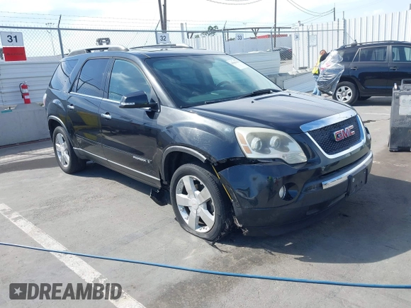 2008 GMC Acadia SLT2 with VIN 1GKEV33798J234861, listed as a IAAI auction lot 41943113 with 206,447 mi miles and . Bid and sale history available at DreamBid. Image 1.