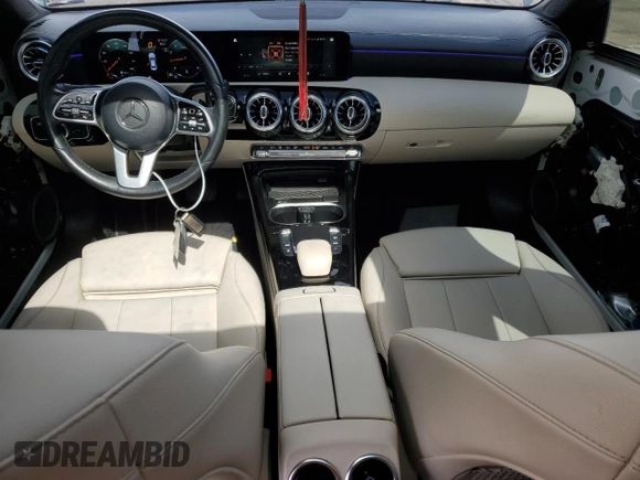 2021 Mercedes-Benz CLA 250 with VIN W1K5J4HB8MN170007, listed as a Copart auction lot 57405655 with 41,910 mi miles and Salvage title. Bid and sale history available at DreamBid. Image 8.