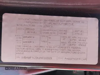 2018 BMW 3 Series с VIN WBA8F1C54JAE92929, выставлен на аукционе IAAI как лот 42236074 с пробегом 87 285 миль миль и . История ставок и продаж доступна на DreamBid. Изображение 9.
