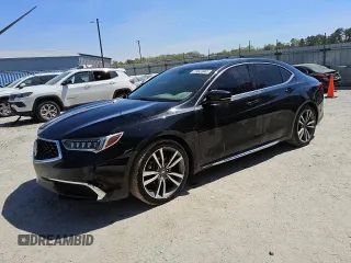 2020 Acura TLX w/Technology Pkg with VIN 19UUB2F4XLA005126, listed as a Copart auction lot 48730125 with 110,556 mi miles and Clean Title. Bid and sale history available at carsss.com. Image 1.