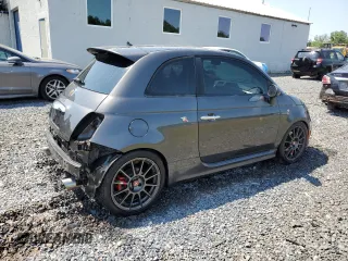 2015 FIAT 500 Abarth z VIN 3C3CFFFH1FT508103, wystawiony jako Copart lot #59267965 z przebiegiem 108 068 mil mil oraz Szkoda całkowita • Salvage title. Historia ofert i sprzedaży dostępna na DreamBid. Obrazek 3.