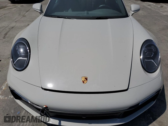 2022 Porsche 911 4 with VIN WP0BA2A90NS226162, listed as a Copart auction lot 55085454 with 13,497 mi miles and Salvage Title. Bid and sale history available at carsss.com. Image 11.