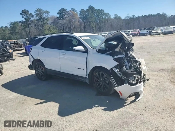 2024 Chevrolet Equinox RS with VIN 3GNAXMEG0RL101656, listed as a Copart auction lot 49291795 with Not provided miles and Salvage title. Bid and sale history available at DreamBid. Image 11.
