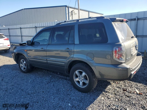 2007 Honda Pilot EX-L with VIN 5FNYF28517B000808, listed as a Copart auction lot 83336904 with 89,776 mi miles and Salvage Title. Bid and sale history available at carsss.com. Image 2.