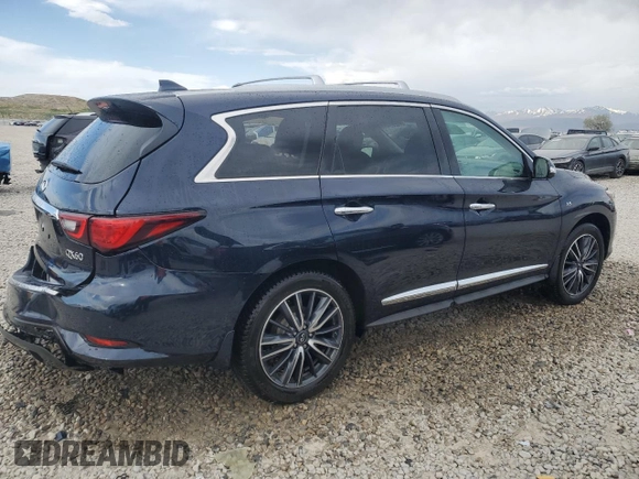 2019 Infiniti QX60 Pure z VIN 5N1DL0MM5KC530029, wystawiony jako Copart lot #54208765 z przebiegiem 126 409 mil mil oraz Szkoda całkowita • Salvage title. Historia ofert i sprzedaży dostępna na DreamBid. Obrazek 3.