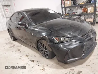 2019 Lexus IS with VIN JTHC81D24K5036236, listed as a IAAI auction lot 41213791 with 93,845 mi miles. Bid and sale history available at carsss.com. Image 1.