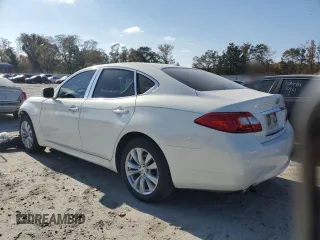 2011 Infiniti M37 with VIN JN1BY1AR8BM370552, listed as a Copart auction lot 77943874 with 199,187 mi miles and Salvage Title. Bid and sale history available at carsss.com. Image 2.