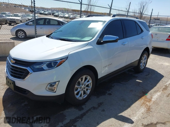 2019 Chevrolet Equinox LS z VIN 3GNAXHEV4KS593156, wystawiony jako IAAI lot #41979511 z przebiegiem 53 124 mil mil oraz . Historia ofert i sprzedaży dostępna na DreamBid. Obrazek 18.