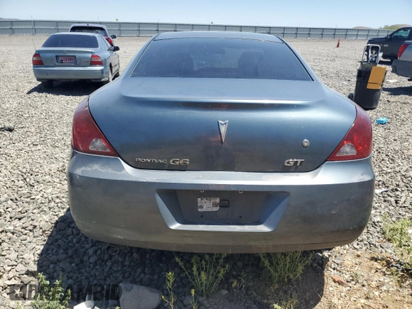 2006 Pontiac G6 GT with VIN 1G2ZH158264193777, listed as a Copart auction lot 58233065 with 140,501 mi miles and Salvage title. Bid and sale history available at DreamBid. Image 6.