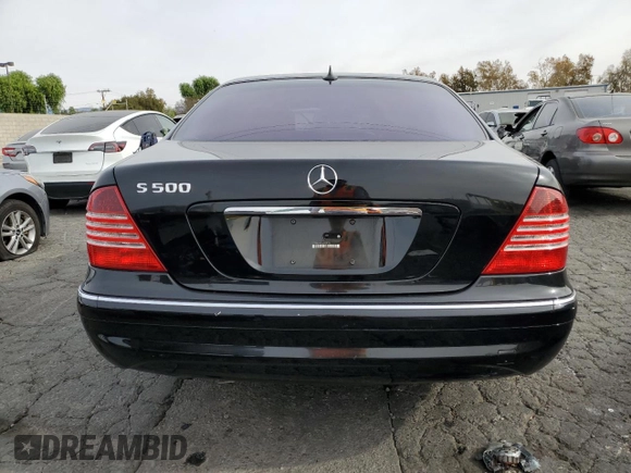 2003 Mercedes-Benz S-Class 5.0L with VIN WDBNG75J03A335168, listed as a Copart auction lot 84562614 with 91,096 mi miles and Salvage Title. Bid and sale history available at carsss.com. Image 6.