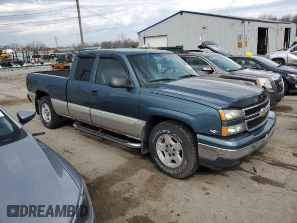 2006 Chevrolet Silverado 1500 LT1 with VIN 1GCEC19T96Z166022, listed as a Copart auction lot 51157725 with 85,851 mi miles and Clean Title. Bid and sale history available at DreamBid. Image 4.
