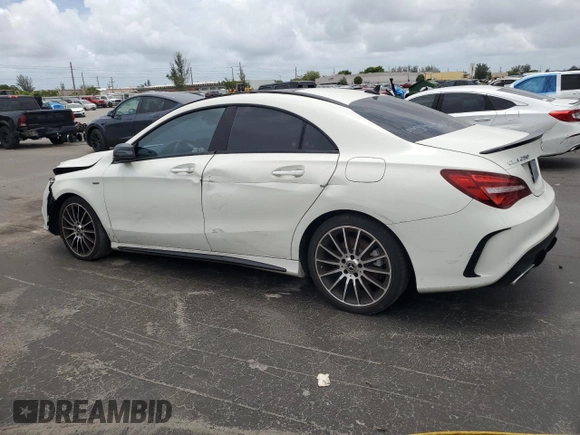 2018 Mercedes-Benz CLA 250 with VIN WDDSJ4EB6JN520320, listed as a Copart auction lot 65221945 with 114,514 mi miles and Salvage title. Bid and sale history available at DreamBid. Image 2.