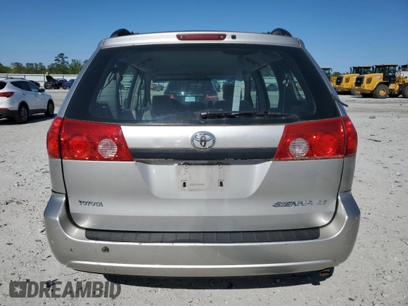 2006 Toyota Sienna CE with VIN 5TDZA23C66S578101, listed as a Copart auction lot 52400085 with 101,520 mi miles and Salvage Title. Bid and sale history available at DreamBid. Image 6.