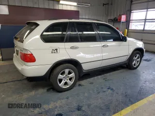 2001 BMW X5 3.0i with VIN WBAFA53531LM77837, listed as a Copart auction lot 41672225 with 185,771 mi miles and Salvage Title. Bid and sale history available at carsss.com. Image 3.