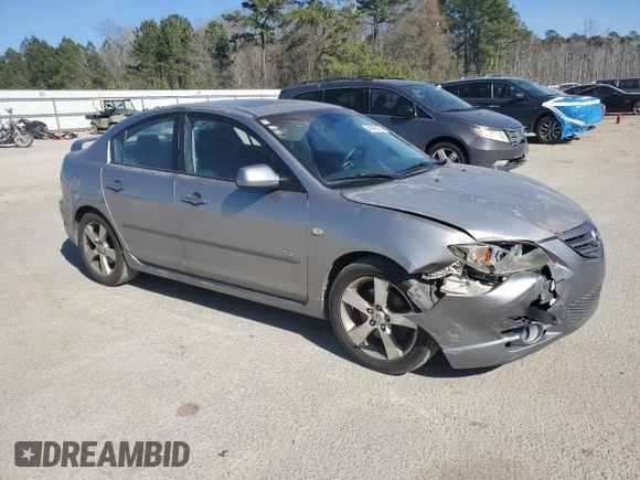 2006 Mazda 3 s Grand Touring with VIN JM1BK323861500390, listed as a Copart auction lot 47462125 with 278,826 mi miles and Salvage Title. Bid and sale history available at carsss.com. Image 4.