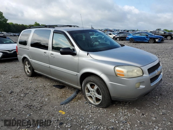 2005 Chevrolet Uplander LS z VIN 1GNDV23L95D178081, wystawiony jako Copart lot #57878195 z przebiegiem 165 456 mil mil oraz Szkoda całkowita • Salvage title. Historia ofert i sprzedaży dostępna na DreamBid. Obrazek 4.