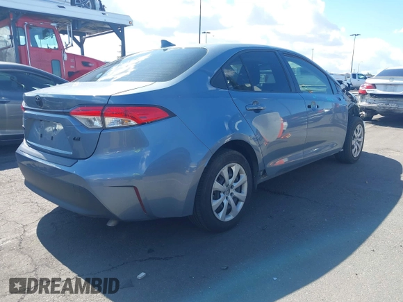 2023 Toyota Corolla LE z VIN JTDB4MEE4P3005736, wystawiony jako IAAI lot #41739662 z przebiegiem 28 257 mil mil oraz . Historia ofert i sprzedaży dostępna na DreamBid. Obrazek 4.
