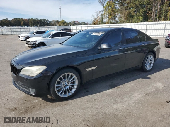 2013 BMW 7 Series 750i with VIN WBAYA8C57DC996582, listed as a Copart auction lot 79250334 with 82,336 mi miles and Clean Title. Bid and sale history available at DreamBid. Image 1.