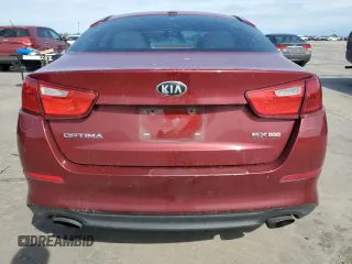 2015 Kia Optima EX with VIN 5XXGN4A72FG356248, listed as a Copart auction lot 50731795 with 186,448 mi miles and Clean Title. Bid and sale history available at carsss.com. Image 6.