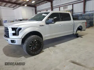 2015 Ford F-150 XL with VIN 1FTEW1CF8FFB30480, listed as a Copart auction lot 57132155 with 83,733 mi miles and Salvage title. Bid and sale history available at DreamBid. Image 1.
