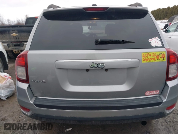 2016 Jeep Compass Sport with VIN 1C4NJDBB3GD549493, listed as a IAAI auction lot 41728474 with 120,470 mi miles and . Bid and sale history available at carsss.com. Image 17.