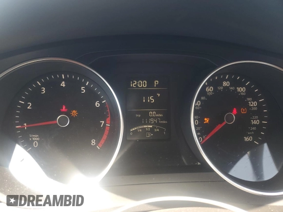 2017 Volkswagen Jetta S with VIN 3VW2B7AJ1HM292914, listed as a Copart auction lot 61734325 with 111,947 mi miles and Salvage title. Bid and sale history available at DreamBid. Image 9.