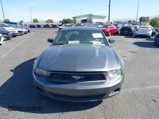 2012 Ford Mustang V6 Premium with VIN 1ZVBP8AM8C5265077, listed as a IAAI auction lot 41899887 with 139,915 mi miles. Bid and sale history available at carsss.com. Image 13.