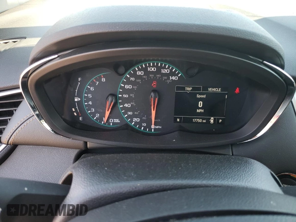 2022 Chevrolet Trax LT with VIN KL7CJPSM1NB564493, listed as a Copart auction lot 57757815 with 17,750 mi miles and Salvage title. Bid and sale history available at DreamBid. Image 9.