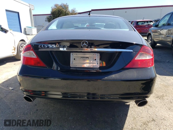 2007 Mercedes-Benz CLS-Class 5.5L with VIN WDDDJ72X17A080839, listed as a Copart auction lot 44574264 with 126,234 mi miles and Salvage Title. Bid and sale history available at carsss.com. Image 6.