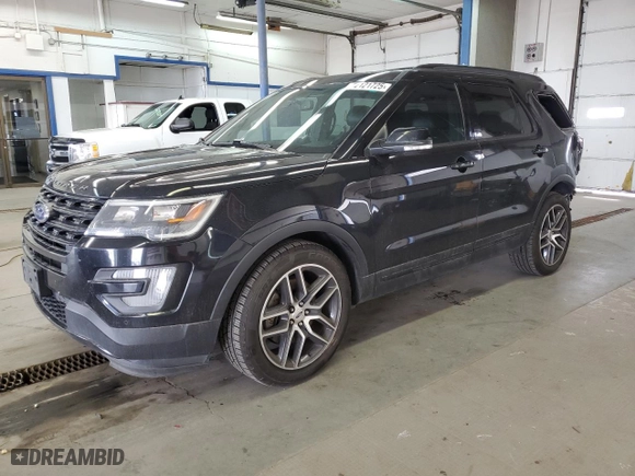 2016 Ford Explorer Sport with VIN 1FM5K8GT3GGD14074, listed as a Copart auction lot 52121725 with 85,138 mi miles and Salvage Title. Bid and sale history available at carsss.com. Image 1.