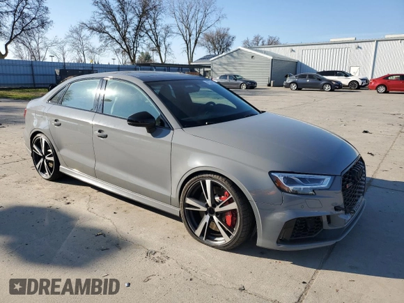 2019 Audi RS 3 z VIN WUABWGFF5KA906737, wystawiony jako Copart lot #41534155 z przebiegiem 22 784 mil mil oraz Szkoda całkowita • Salvage title. Historia ofert i sprzedaży dostępna na DreamBid. Obrazek 4.