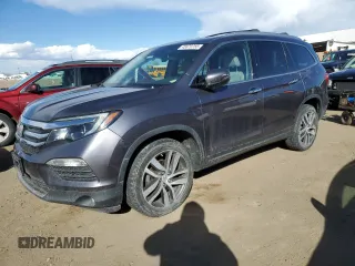 2017 Honda Pilot Touring with VIN 5FNYF6H98HB016757, listed as a Copart auction lot 45879755 with 85,580 mi miles and Salvage Title. Bid and sale history available at DreamBid. Image 1.