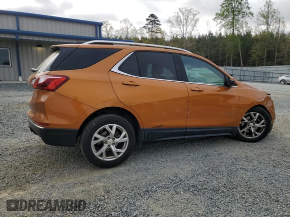2018 Chevrolet Equinox LT with VIN 2GNAXKEX8J6249289, listed as a Copart auction lot 51837525 with 115,301 mi miles and Salvage Title. Bid and sale history available at DreamBid. Image 3.