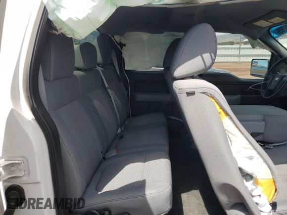2012 Ford F-150 XL with VIN 1FTFX1EF6CFB16264, listed as a Copart auction lot 58839275 with 121,226 mi miles and Salvage title. Bid and sale history available at DreamBid. Image 10.