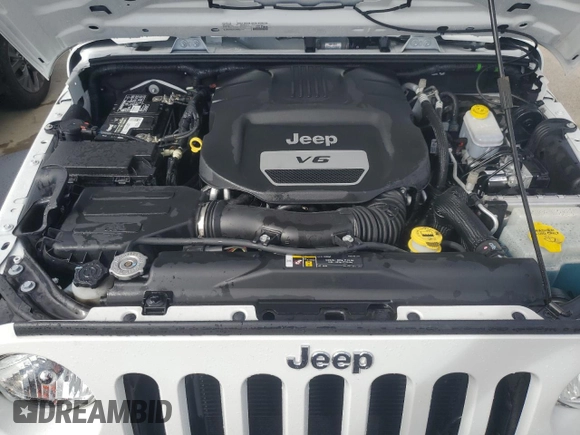 2018 Jeep Wrangler JK Unlimited Sport S with VIN 1C4BJWDG6JL803475, listed as a Copart auction lot 75161774 with 0 mi miles and Salvage Title. Bid and sale history available at carsss.com. Image 12.