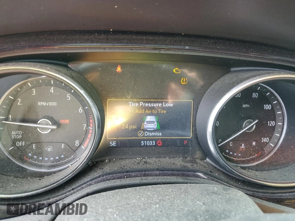 2023 Buick Encore GX Select with VIN KL4MMDS27PB096231, listed as a Copart auction lot 54917415 with 51,033 mi miles and Salvage title. Bid and sale history available at DreamBid. Image 9.