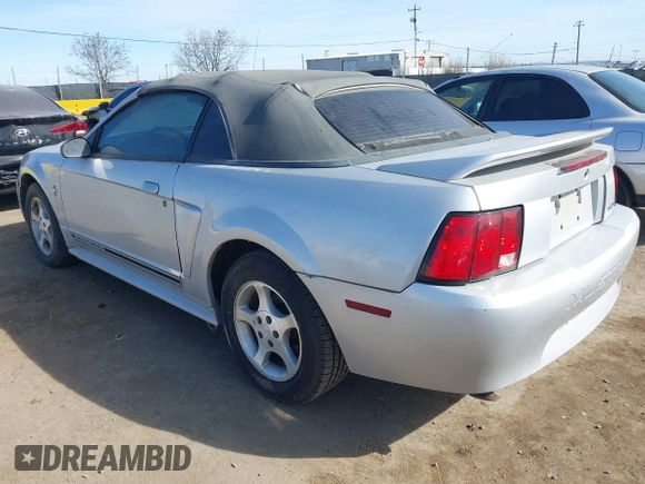 2000 Ford Mustang with VIN 1FAFP4445YF170265, listed as a IAAI auction lot 41629659 with 144,958 mi miles. Bid and sale history available at carsss.com. Image 3.
