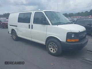 2013 Chevrolet Express Cargo with VIN 1GCSGAFX6D1171852, listed as a IAAI auction lot 42467700 with 248,387 mi miles and . Bid and sale history available at DreamBid. Image 1.
