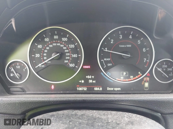 2015 BMW 3 Series 328i Gran Turismo xDrive with VIN WBA3X5C51FD561738, listed as a IAAI auction lot 42453383 with 108,752 mi miles and . Bid and sale history available at DreamBid. Image 15.
