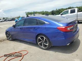 2021 Honda Accord Sport with VIN 1HGCV2F30MA023761, listed as a Copart auction lot 60331485 with 45,242 mi miles and Salvage title. Bid and sale history available at DreamBid. Image 2.