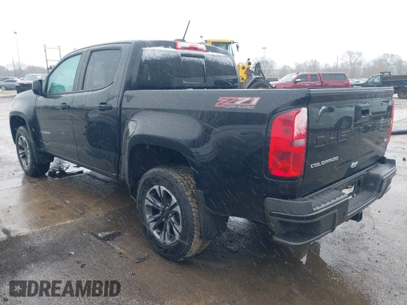 2022 Chevrolet Colorado 4WD Z71 with VIN 1GCGTDEN4N1329447, listed as a IAAI auction lot 41564443 with 27,730 mi miles and . Bid and sale history available at DreamBid. Image 3.
