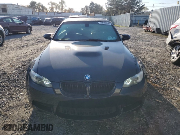 2013 BMW M3 with VIN WBSDX9C58DE785751, listed as a Copart auction lot 77334634 with 77,419 mi miles and Salvage Title. Bid and sale history available at carsss.com. Image 5.