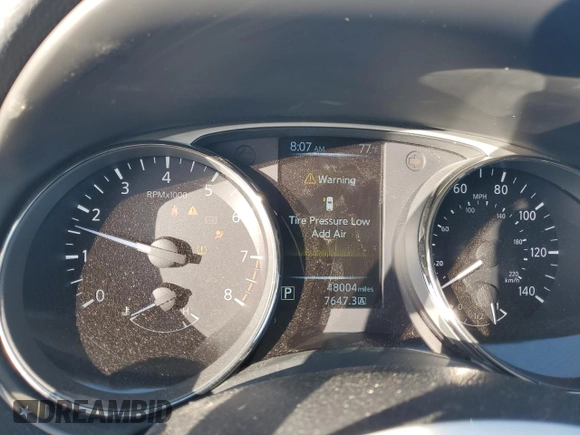 2016 Nissan Rogue S with VIN KNMAT2MT6GP595644, listed as a Copart auction lot 54552665 with 48,004 mi miles and Salvage Title. Bid and sale history available at carsss.com. Image 9.