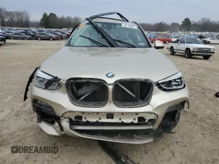 2021 BMW X3 M40i with VIN 5UXTY9C09M9E61321, listed as a Copart auction lot 44116045 with 0 mi miles and Salvage Title. Bid and sale history available at carsss.com. Image 5.