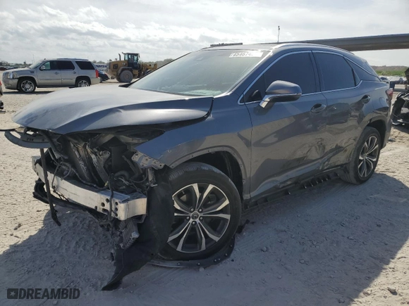 2019 Lexus RX with VIN 2T2ZZMCA8KC137037, listed as a Copart auction lot 45467455 with 73,296 mi miles and Non Repairable. Bid and sale history available at carsss.com. Image 1.