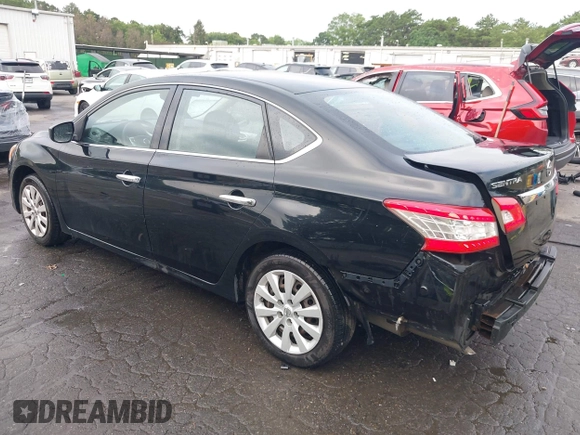 2014 Nissan Sentra SV with VIN 3N1AB7AP2EY203250, listed as a IAAI auction lot 42665080 with 56,202 mi miles and . Bid and sale history available at DreamBid. Image 3.