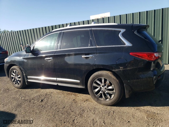 2013 Infiniti JX35 with VIN 5N1AL0MM1DC317827, listed as a Copart auction lot 54539185 with 256,226 mi miles and Clean Title. Bid and sale history available at carsss.com. Image 2.