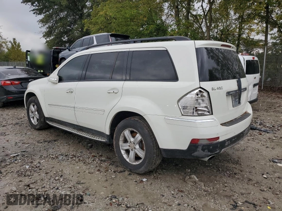 2008 Mercedes-Benz GL-Class 4.6L with VIN 4JGBF71E28A346420, listed as a Copart auction lot 72605114 with 212,653 mi miles and Salvage Title. Bid and sale history available at carsss.com. Image 2.